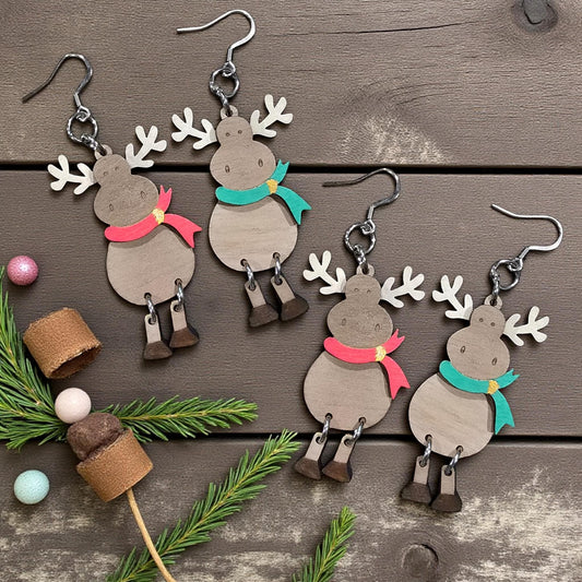 WARM MOOSE | Dangle Earrings