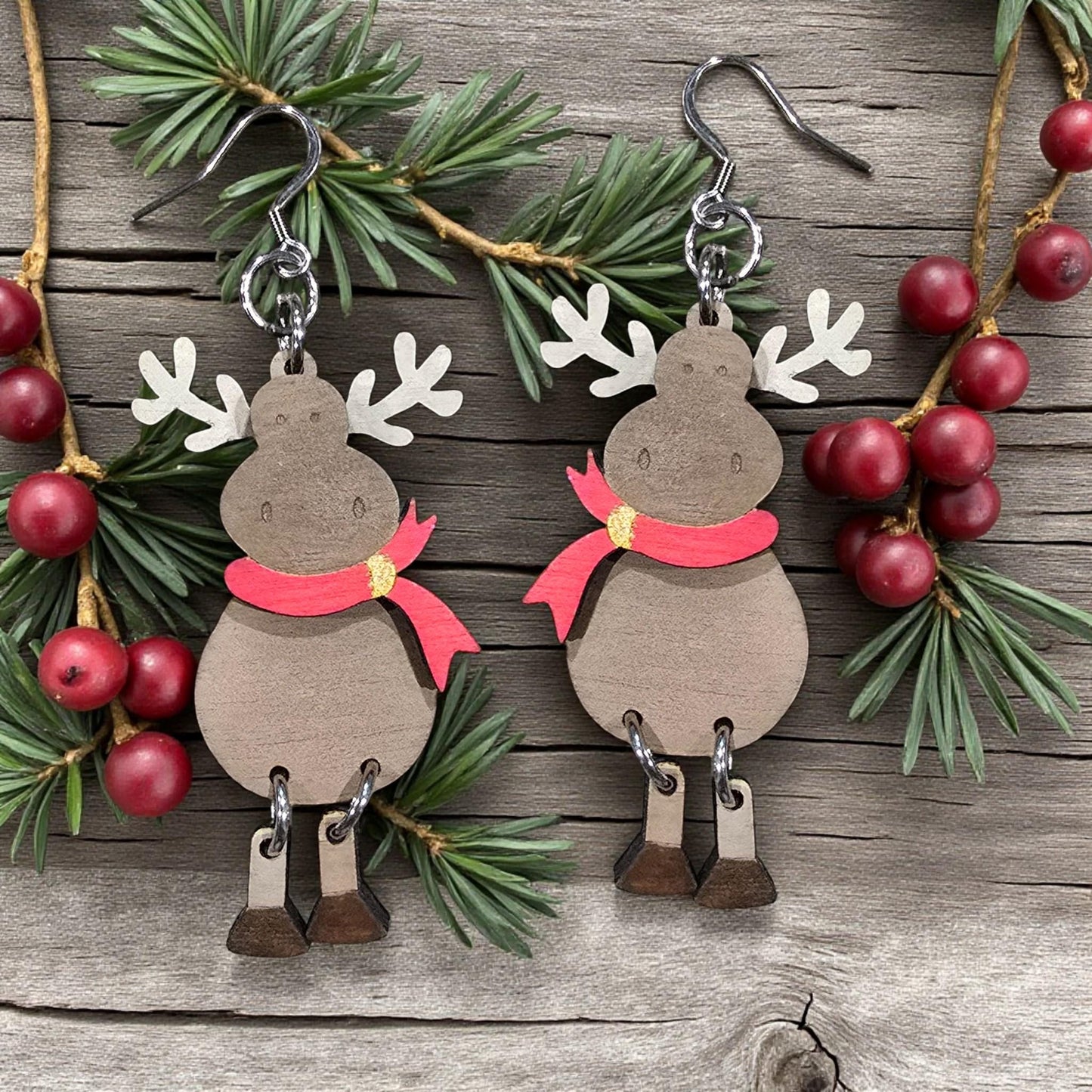 WARM MOOSE | Dangle Earrings