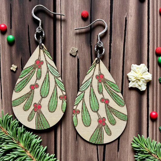 MERRY MISTLETOE | Dangle Earrings