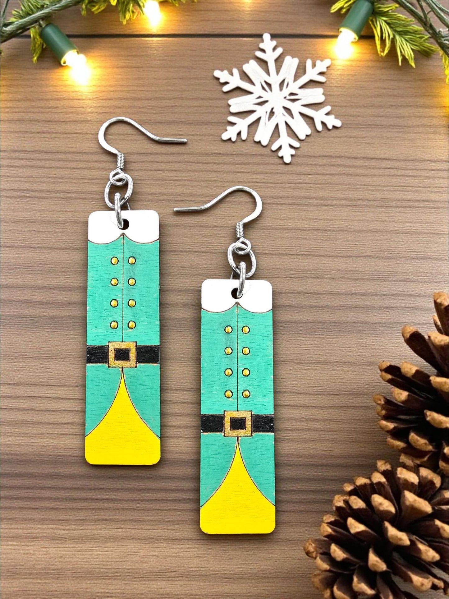 ELF or SNOWMAN BAR | Dangle Earrings